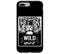 Wild Spirit Tiger Quotes Summer Illustration Graphic Design Coque pour iPhone 7 Plus/8 Plus