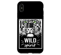 Wild Spirit Tiger Quotes Summer Illustration Graphic Design Coque pour iPhone XS Max