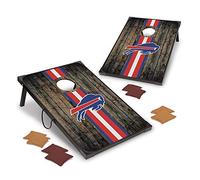 Wild Sports NFL Buffalo Bills Ensemble de Cornhole de Luxe en MDF avec Coins et Tabliers, Couleur équipe 61 x 90 cm