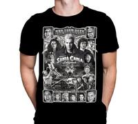Wild Star Hearts Santa Carla Lost Boys Mens T-Shirt Gothic Horror Print, Black Cotton T-Shirt, Movie Poster Tee Manches Courtes(3X-Large)