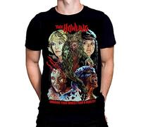 Wild Star Hearts T-Shirt pour Homme The Howling Halloween Gothique Horreur imprimé Noir en Coton Graphique Affiche du Film par Rick Melton, Noir, L