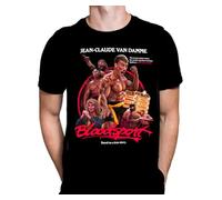 Wild Star Hearts WSH -Bloodsport - T-shirt classique d'action d'arts martiaux - Noir, Noir , 5XL