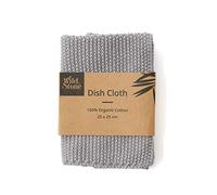 Wild & Stone | Chiffon de Nettoyage en Coton Biologique | Biodégradable et compostable (Gris Tourterelle)