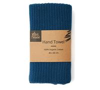 Wild & Stone Essuie-Mains en Coton Biologique, Serviette de Cuisine 40 x 60 cm, Teint Certifié Oeko-TEX Standard 100, Hautement Absorbant, Emballage Kraft sans Plastique