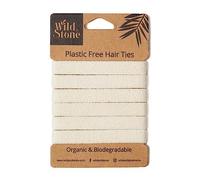 Wild & Stone Lot de 6 élastiques à cheveux 100% biodégradables et sans plastique (Blond)