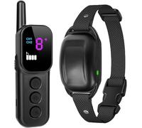 Wild Stride Collier de Dressage et Anti-Aboiement pour Chien, 3 Modes de Correction (Bip Sonore, Vibration, Choc Sécurisé), Rechargeable avec Télécommande, Étanche IPX67, pour Chiens de Toutes Tailles