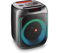 Wild Swag - Enceinte Puissante, Enceite Portable Compatible Avec La Technologie Bluetooth 5.0, True Wireless Stereo, Lumières Et Écran Led, Entrée Usb, Audio Tf Et Auxiliaire, 24X23X30 Cm, 80 W