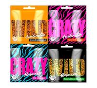 Wild Tan WILD Kit accélérateur de bronzage 80 x 15 ml - Accélérateur bronzant et bronzant pour soleil et solarium - 4 variétés - Végétalien - Sans paraben