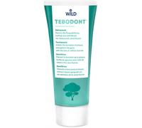 TEBODONT Dentifrice sans fluorure, Indiqué pour les soins de la bouche et des dents quotidiens, aide en cas d‘irritations aux gencives et à la muqueuse buccale et prévient la plaque dentaire.