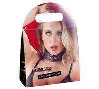 Wild Thing by Zado Leder Halsfessel u, Leine gold Noir Taille Unique