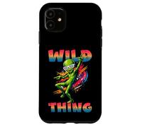 Wild Thing Funny Alien Dancing Disco Groove des années 80, Style rétro Coque pour iPhone 11