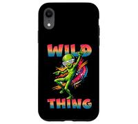 Wild Thing Funny Alien Dancing Disco Groove des années 80, Style rétro Coque pour iPhone XR