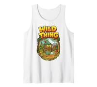 Wild Thing! Retro Woodsy Owl Give a Hoot Vintage Earth Day Débardeur