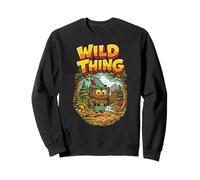 Wild Thing! Retro Woodsy Owl Give a Hoot Vintage Earth Day Sweatshirt