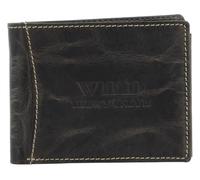 WILD THINGS ONLY !!! - Portefeuille Homme en Cuir véritable Aspect usé Antique, Grand, Nombreux Compartiments, Marron