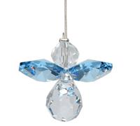 Wild Things - Pendentif en cristal Swarovski - Pierre de naissance - Motif : Ange, MARCH - AQUAMARINE
