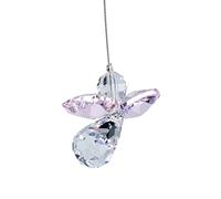 Wild Things - Pendentif en cristal Swarovski - Pierre de naissance - Motif : Ange, OCTOBER - ROSE