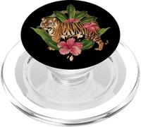Wild Tiger T Shirt, Wild Jungle Tiger Fashion Graphic Design PopSockets PopGrip pour MagSafe