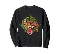 Wild Tiger T Shirt, Wild Jungle Tiger Fashion Graphic Design Sweatshirt