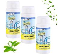 Wild Tornado Sink and Drain Cleaner, Ivyever Drain Cleaner, Wild Tornado Pipe Dredging Agent, Portable Powerful Pipe Cleaners, Fast Foaming, for Kitchen and Pipes Cleaning (3 PCS)