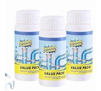 Wild Tornado Sink and Drain Cleaner,Powerful Sink&Drain Cleaner,Portable Powerful Sink,Drain Clog Remover,Powerful Cleaner Powder,Fast Foaming Clog Remover,for Kitchen and Pipes Cleaning (3)