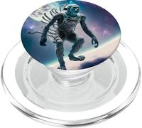 Wild Wendigo Skinwalker in Space Illustration Graphic Design PopSockets PopGrip pour MagSafe