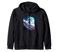 Wild Wendigo Skinwalker in Space Illustration Graphic Design Sweat à Capuche