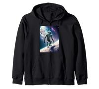 Wild Wendigo Skinwalker in Space Illustration Graphic Design Sweat à Capuche