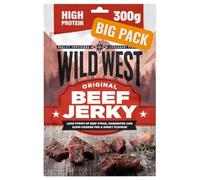Wild West Beef Jerky, 300g Original, high Protein Viande séchée, Beef Jerky Snack protéiné, Bœuf séché