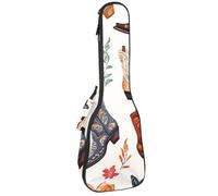Wild West Étui rembourré pour ukulélé de concert de 58,4 cm, imperméable et durable, Multicolore 01., 25.9x9x3.1in/66x23x8cm, Organiseur de sac