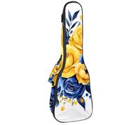 Wild West Étui rembourré pour ukulélé de concert de 58,4 cm, imperméable et durable, Multicolore 08, 25.9x9x3.1in/66x23x8cm, Organiseur de sac