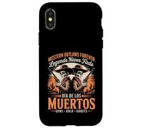 Wild West Freedom - Crâne de Día de Los Muertos Coque pour iPhone X/XS