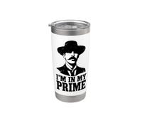 Wild West Gunslinger Quote - I’m in My Prime Gobelet isotherme en acier inoxydable double paroi