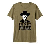 Wild West Gunslinger Quote - I’m in My Prime T-Shirt Haut de Gamme