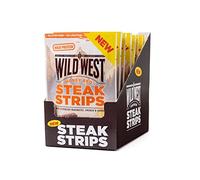 Wild West Lot de 16 bandes à steak pour bœuf séchée au miel et au bœuf 25 g