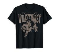 Wild West Western Cowboy Rodéo Country Music Femme Homme Enfant T-Shirt