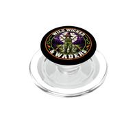 Wild Wicked and Waders Badge pêche Mouche Halloween PopSockets PopGrip pour MagSafe