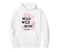 Wild Wild Bride Crew Bachelorette Cowgirl Pink Bridal Cowboy Sweat à Capuche