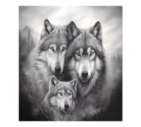 Wild Wolf Aimant de lave-vaisselle étanche pour réfrigérateur ou armoire 58,4 x 66 cm