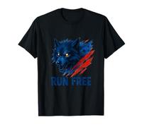 Wild Wolf Run Freedom Spirit T-Shirt