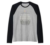 Wild Woman Spirituelle Féminine Nature Pieds Nus Forêt Cadeau Manche Raglan