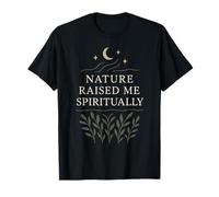 Wild Woman Spirituelle Féminine Nature Pieds Nus Forêt Cadeau T-Shirt