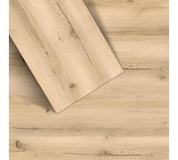 Wild-Wood EBONY STRIPES Lot de 8 systèmes de clic en vinyle SPC, 2,23 m², avec isolation phonique IXPE, adaptés au chauffage au sol, imperméables et robustes, 122 x 23 x 0,6 cm, chêne