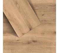 Wild-Wood SPC Système de clic de sol en vinyle, 2,23 m², lot de 8 avec isolation phonique IXPE, pour chauffage au sol, imperméables et robustes, 122 x 23 x 0,6 cm, chêne d'hiver
