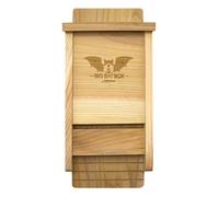BIGBATBOX Abri à Chauves-Souris - 1 Chambre, Intérieur Non Peint, Cèdre