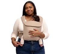 WildBird - Porte-antenne - 7 à 20,4 kg - Pour les mamans, les papas et les soignants - Fibres de lin européennes 100 % naturelles - Polyvalent et réglable - Grande taille - Tissu alouette du désert