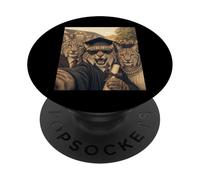 Wildcats Graduation Selfie Drôle Maman Papa Diplômé Classe Senior PopSockets PopGrip Adhésif