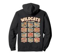 Wildcats of The Planet Design éducatif Motif Chats Sauvages Sweat à Capuche