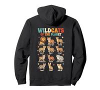 Wildcats of The Planet Design éducatif Motif Chats Sauvages Sweat à Capuche