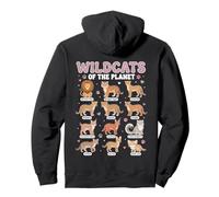 Wildcats of The Planet Design éducatif Motif Chats Sauvages Sweat à Capuche